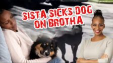 Sista Sicks Her Dog On Brotha After Repeated Rejection To Attempts To Shoot His Shot