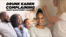 Drunk Karen Shows Up At Black Family's Home To Complain About Laughing