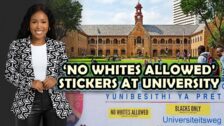 South Africans Outraged Over The Emergence Of 'No Whites Allowed' Stickers