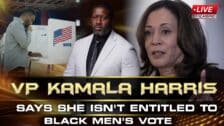 VP Kamala Harris Says She Isn't Entitled To Black Men's Vote Just Because She's Black