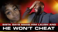 Woman Says To Keep Your Man Laughing So You Don't Have To Worry About Him Cheating